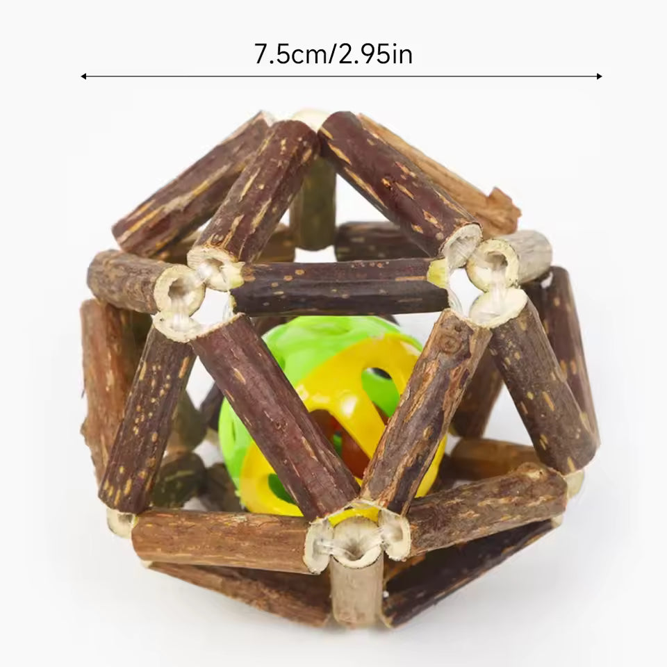 Calming Cat Chew Trio – 3pcs Bell & Mint Set