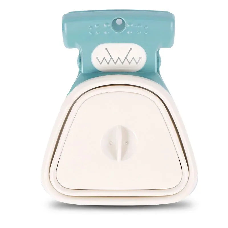 Dog poop scooper with 1 bag