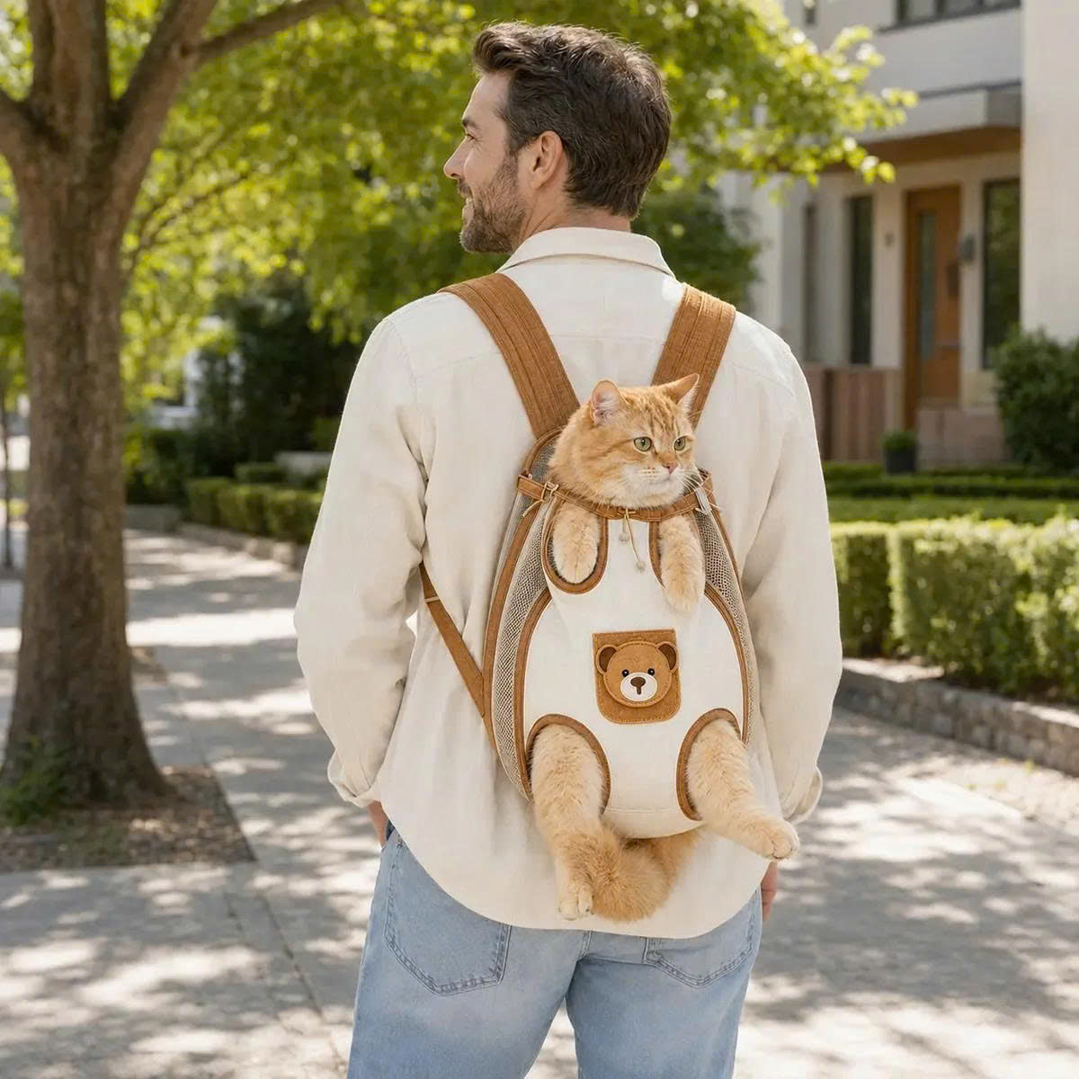 PawlyCozy™ Pet Carrier Backpack