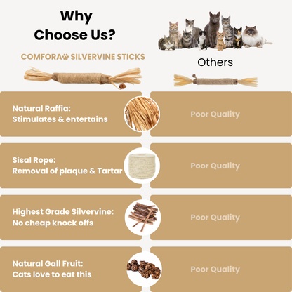 Chewpie Silvervine Sticks