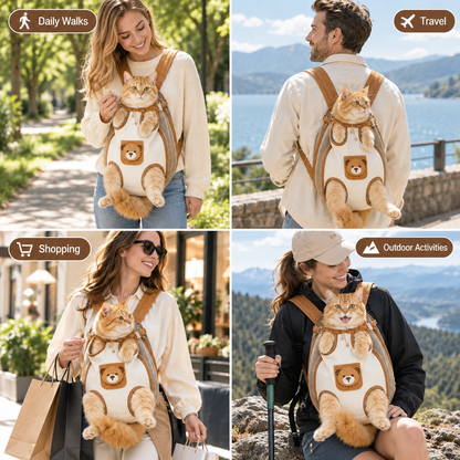 PawlyCozy™ Pet Carrier Backpack