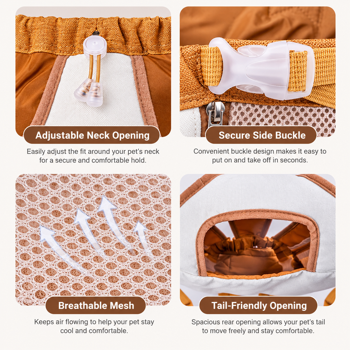 PawlyCozy™ Pet Carrier Backpack