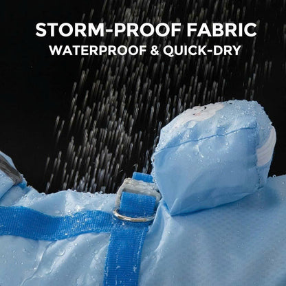 All-in-One Dog Raincoat with Boots