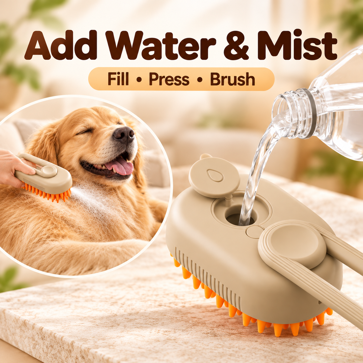 Chewpie™ Deshedding & Massage Brush