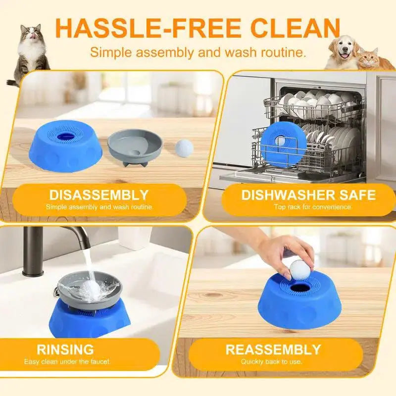 3-in-1 Calming Dog Bowl Chewpie
