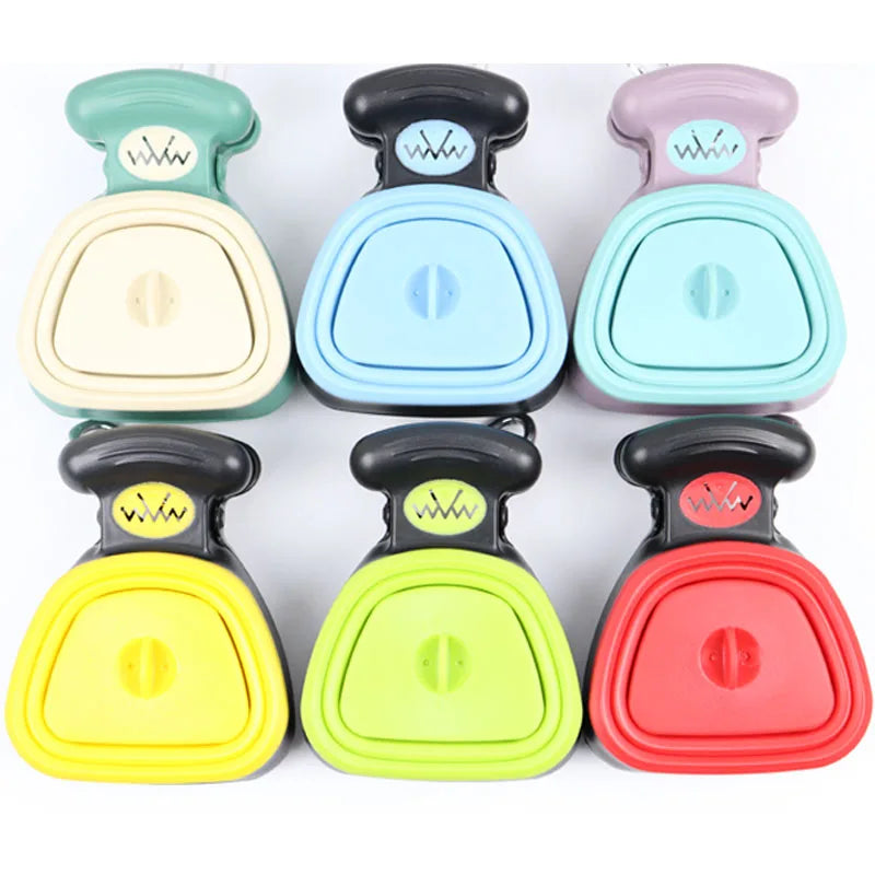 Dog poop scooper with 1 bag