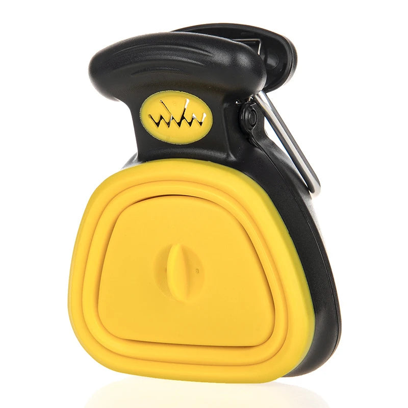 Dog poop scooper with 1 bag