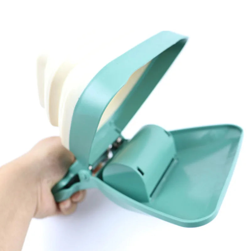 Dog poop scooper with 1 bag