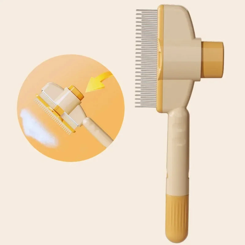 Dogs & Cats Hair Knot Comb To Remove Floating Hair Brush Cat Grooming Pet Self-cleaning Comb, Dog Grooming Comb