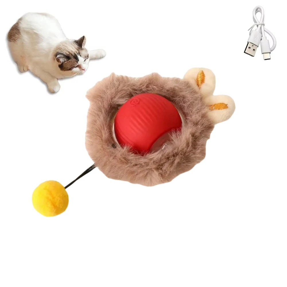 Cat Ball Toy, Automatic Rolling Ball