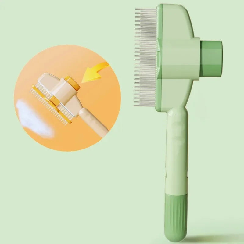 Dogs & Cats Hair Knot Comb To Remove Floating Hair Brush Cat Grooming Pet Self-cleaning Comb, Dog Grooming Comb