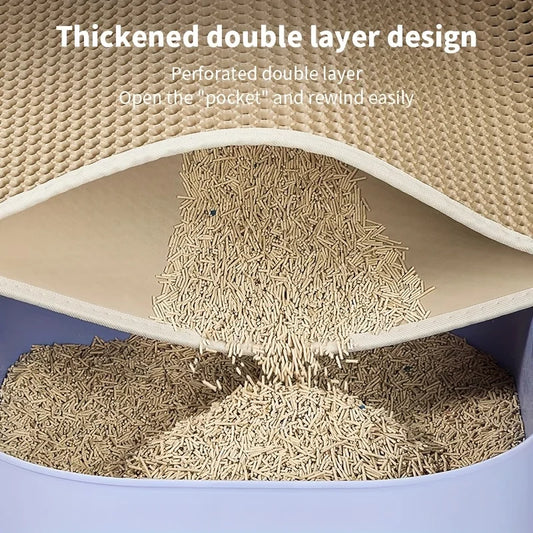 1Pc Large Size Cat Litter Mat
