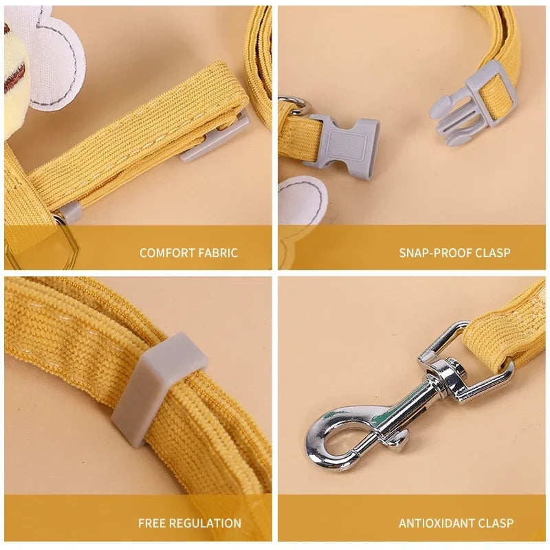 Adjustable dog and cat leash