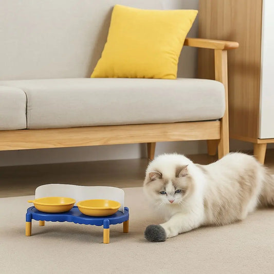 Ceramic cat food bowl