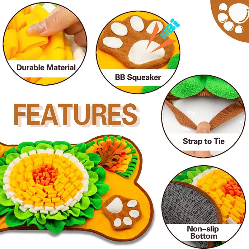 Snuffle Mat for Dogs Interactive Foraging