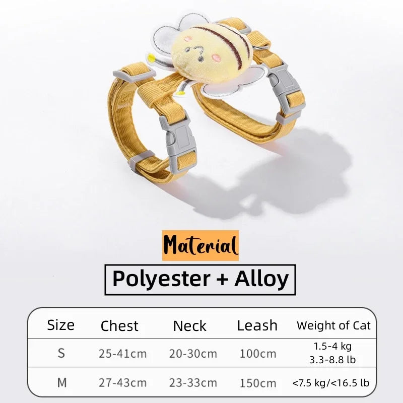 Adjustable dog and cat leash