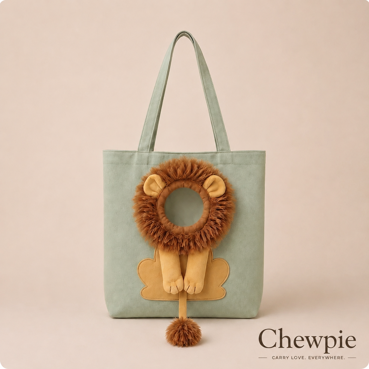 Lion Shaped Cat Shoulder Bag - Chewpie