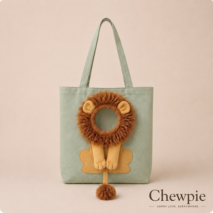Lion Shaped Cat Shoulder Bag - Chewpie