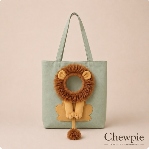 Lion Shaped Cat Shoulder Bag - Chewpie