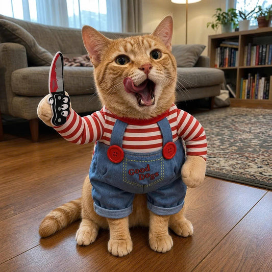 Scary Doll Pet Costume - Chewpie