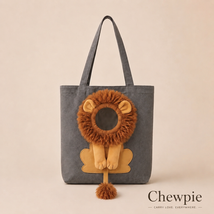 Lion Shaped Cat Shoulder Bag - Chewpie