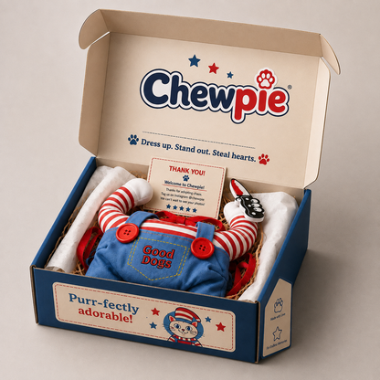 Scary Doll Pet Costume - Chewpie
