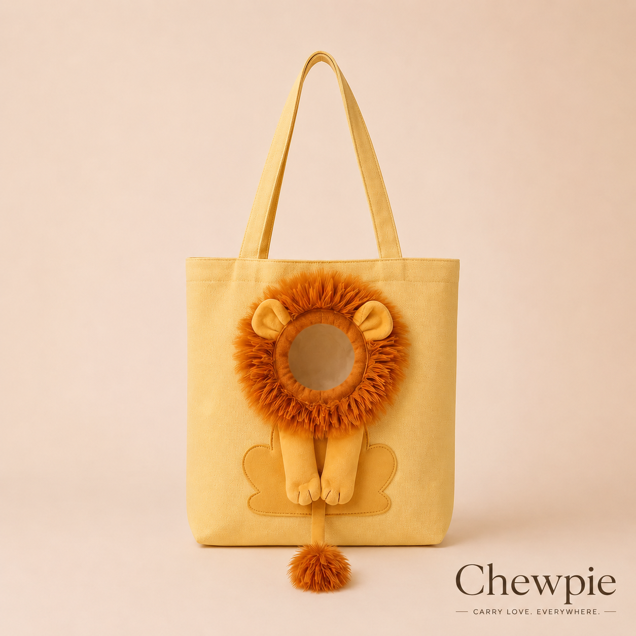 Lion Shaped Cat Shoulder Bag - Chewpie