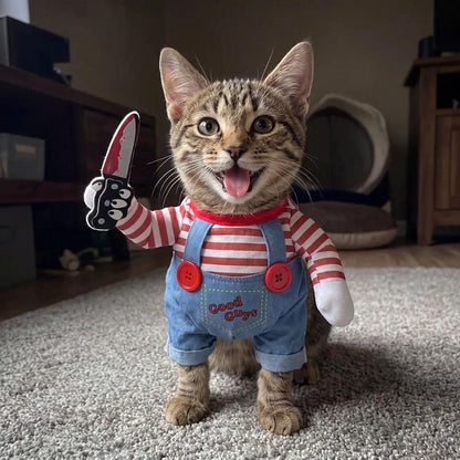 Scary Doll Pet Costume - Chewpie