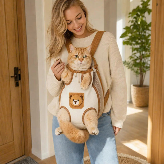 PawlyCozy™ Pet Carrier Backpack